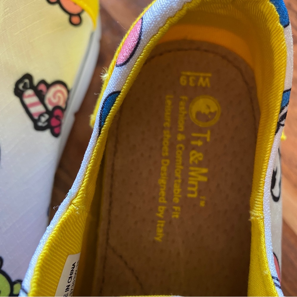 Y2K fashion sneakers from Italy yellow - Picture 4 of 13